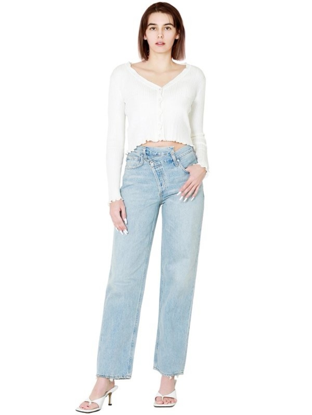 AGOLDE Criss Cross Upsized Jean in Suburbia